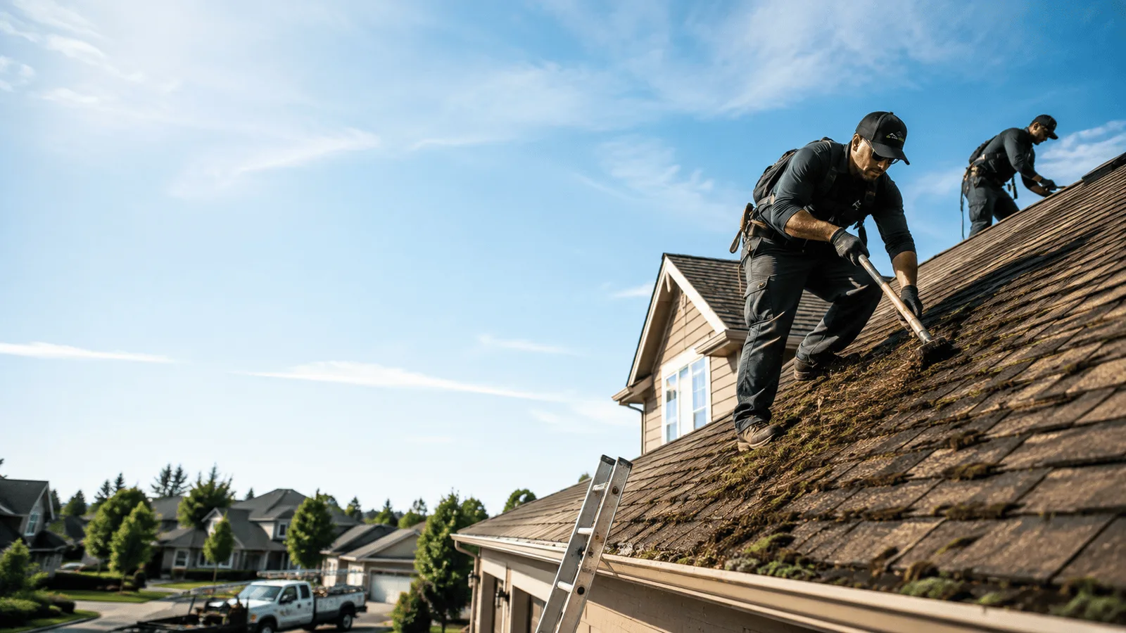 Roof Moss Removal in Long Point, IL near me
